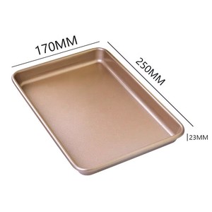 Gold Oven Bakeware Kitchen Baking <strong>Pan</strong> Cookie <strong>Sheets</strong> Loaf <strong>Pan</strong> Pizza Crisper Muffin <strong>Pan</strong>-Durable <strong>Metal</strong> - Product Image 3
