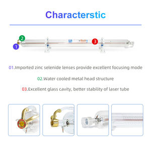 योंगली 100w co2 ग्लास लेजर ट्यूब लेजर उपकरण भागों को पैकेजिंग और कागज उत्पादों उद्योग के लिए लेजर फोकस लेंस बिजली की आपूर्ति - Product Image 2