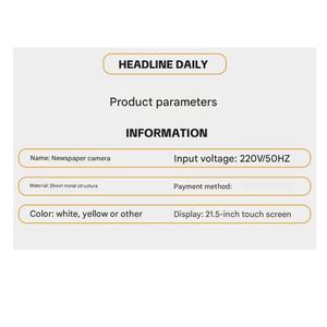 Photomaton compact en libre-service pour petits espaces, impression instantanée, partage en ligne, capacité pour 2 personnes, idéal pour le plaisir en famille - Product Image 2