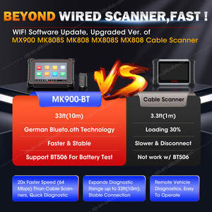 Outil de diagnostic automobile <span class=keywords><strong>Autel</strong></span> <span class=keywords><strong>MaxiCOM</strong></span> MK900BT, <span class=keywords><strong>Autel</strong></span> MK808, MK808S, MK808BT PRO, MK 808 900 BT, analyseur de moteur professionnel, scanner OBD2 - Product Image 4