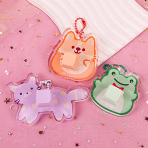 Portachiavi a Forma di Tastiera, Portachiavi in Acrilico con Tasto Personalizzato, Giocattolo Antistress, Switch per Tastiera Meccanica, <span class=keywords><strong>Tetris</strong></span> Creativo - Product Image 2