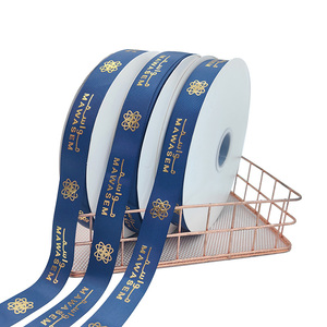 폴리에스터 그로그랭 리본, 휴일용 그로그랭 리본, 공장 도매 22MM 핑크 리본, 맞춤 폭 - Product Image 5