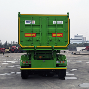 Semi-<span class=keywords><strong>remorque</strong></span> à benne basculante arrière de 60 tonnes, benne basculante arrière en forme de U - Product Image 3
