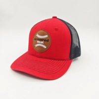 Gorra Trucker Richardson 112 Personalizable de 6 Paneles con Malla de Rizo, Ajustable con Cierre a Presión, Parche de Goma, Estilo Y2K, para Invierno y Actividades al Aire Libre