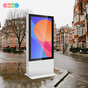 Pantalla Digital de Alta Luminosidad con Soporte de Pie, Kiosco con Pantalla Táctil Impermeable, Monitor LCD para Publicidad en Centros Comerciales - Product Image 1