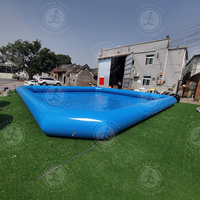 Grande piscine gonflable d'extérieur en PVC drôle pour balle d'eau, terrain de jeu pour enfants