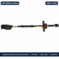 Harness Kabel Universal Multi Pin Terlindungi untuk Sensor E-Bike Bersertifikasi IATF16949