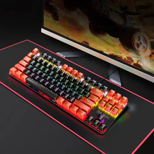 Mechanical Gaming <b>Keyboard</b> OEM 87 Keys Waterproof <b>USB</b> Two-color Keycaps Programmable Anti-Ghosting Hot-Swap 1.6m Cable - Product Image 6