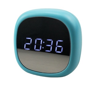 Phụ Nữ Mỹ Phẩm Trang Điểm Gương Kỹ Thuật Số Đồng Hồ Sinh Viên Wake Up Bảng Đồng Hồ Báo Thức - Product Image 1