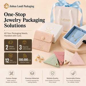 Custom Logo Sliding Drawer Jewelry Packaging <b>Box</b> with Pouch <b>Gift</b> <b>Box</b> for <b>Earrings</b> Bracelet Necklace Ring - Product Image 4