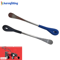 Juego de 2 Palas para Neumáticos de Acero Endurecido, Palanca para Neumáticos con Mango Antideslizante, Herramienta Manual para Cambio y Reparación de Neumáticos de Motocicleta, ATV y Bicicleta de Montaña