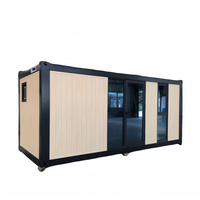 Maison conteneur préfabriquée de haute qualité à faible coût, isolation thermique, ignifuge, design moderne, maison modulaire portable pour hôtel, bureau