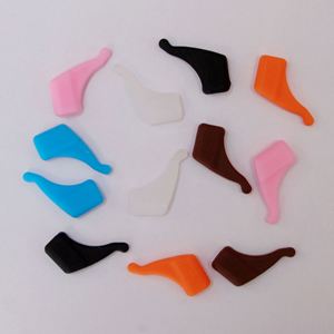 ที่ครอบขาแว่นตาซิลิโคนเกรดอาหาร นุ่ม ยืดหยุ่น 3 ขนาด S/M/L 12 สี กันลื่น กันตก สำหรับเล่นกีฬา - Product Image 4