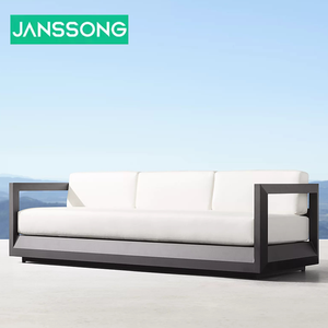 Juego de Muebles de Patio, Sofá de Jardín, Muebles de Exterior Duraderos, Conjuntos Modernos para Terraza, Metal de Aluminio de Alta Calidad - Product Image 2