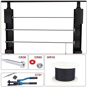 YD Stainless Steel Slotted Connector T316 Elbow Anchor Terminal 18mm Wire Rope Railing Concealed Accessory - Product Image 3