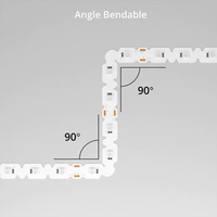 Bande LED S 120 LED DC12V 8W/m 20M/rouleau Fil de cuivre Puce 2835 6,5mm Flexible Rétroéclairée IP20 Bande LED blanche pour éclairage de lettres et enseignes