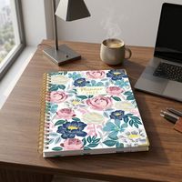 Vente directe d'usine, carnet de planification hebdomadaire A5 personnalisé imprimé sur papier épais, ligné, spirale