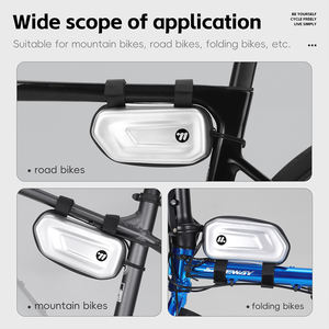 WEST BIKING-Sac étanche pour cadre avant de vélo, conception 3D, 0,5L, dégagement rapide, sac de rangement pour lunettes - Product Image 4