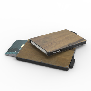 Portefeuille porte-cartes en bois CardHoda, design minimaliste 7 pouces, sans fermeture, étui pour cartes de crédit - Product Image 6