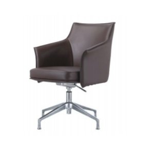 Chaise de bureau en cuir moderne et confortable 36019-2023C/B/A - Product Image 1