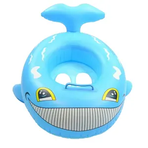 2023 RTS YDM New Shark Duck Shaped Gloat Kids Inflatable Baby Toddler Safe Swimming Swim Seat Float Pool Fish Ring High Quality