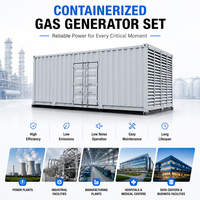 Groupe électrogène à gaz de type conteneur avec moteur Cummins de Chongqing, structure intégrée en conteneur, facile à soulever et à transporter, à vendre