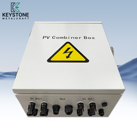 Boîtier de combinateur photovoltaïque Keystone (tôle d'acier, matériau ABS, 500V, protection IP65, cadenas en acier inoxydable 304) Modèle KSPV pour solaire