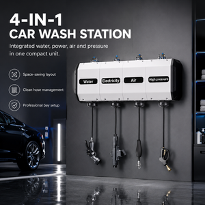 Avvolgitubo <span class=keywords><strong>Elettrico</strong></span> Moderno Multifunzione Combinato Retrattile ad Alta Pressione per Acqua/Schiuma/Acqua Elettrica, in Acciaio Inossidabile, 1000-1500W, per Auto - Product Image 1