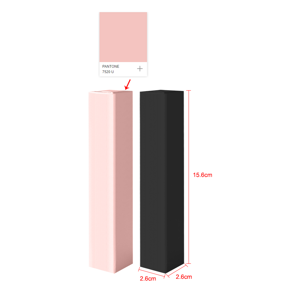 Caja negra rosa