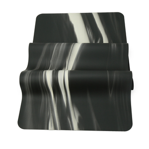 เสื่อโยคะยาง PU สองสี ความหนาแน่นสูง กันลื่น ลายแบบกำหนดเอง พร้อมสายสะพายเข้าชุด - Product Image 2