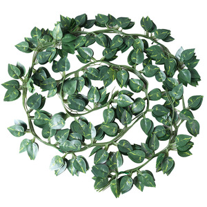 Guirlande de lierre artificiel 72 feuilles en plastique, verdure pour la décoration de la maison, mariage, plafond, plante suspendue - Product Image 3