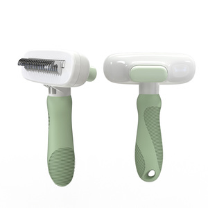 Nuevo peine de limpieza automática para mascotas, peine para limpiar la capa interior, cepillo para limpiar perros y gatos con un botón - Product Image 1