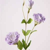 C-022 Fleurs artificielles de Lisianthus et de Gentiane de Prairie, haute qualité, toucher réaliste, hydratantes, pour la décoration d'événements