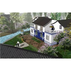 Villa préfabriquée à ossature légère en acier, style chinois, solution de projet globale, installation sur site - Product Image 4
