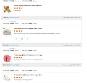 Wholesale Pe/wax/silicone Coated <strong>Food</strong> Grade Deli Custom Design and Size Grease Proof Sandwich Paper Hamburger Wrapping Paper - Product Image 5