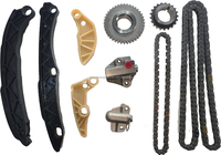 طقم سلسلة توقيت عالي الجودة مع شداد (OEM 24321-2G111) لسيارات هيونداي سوناتا، سانتا، K5، إلنترا 2.0T/G4KH/G4KJ 2.4L 2.0T