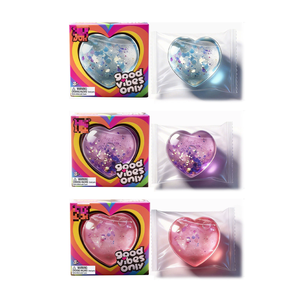 Nouveautés Jouets sensoriels anti-stress en forme de cœur, jouets à presser en TPR, jouets Mochi Squishy à remontée lente pour la Saint-Valentin - Product Image 1