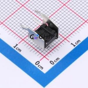 TSA06231-070B332BA Tactile Switch Bent Lead Through Hole-4P,7.4x6.2mm Switch Single Pole Single Throw Round Button 1.8N 7.4mm - Product Image 2