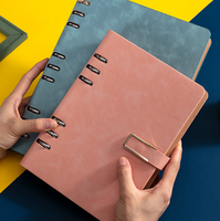 Carnet à spirales A5 de haute qualité, 200 pages, couverture souple en PU, rechargeable, bloc-notes, papeterie promotionnelle pour entreprises, cadeaux