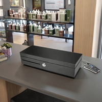 Boîte à argent avec plateau et serrure à clé, comptage et tri automatiques, en ABS, pour usage de bureau