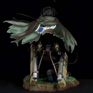 18CM GK Anime Attack on Titan dañado Cpatain Levi Ackerman PVC figura de acción juguete de modelos coleccionables - Product Image 5