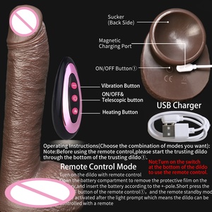 Jouet sexuel souple pour femmes, Dildo en forme de faux pénis avec picots, ventouse, jouet de masturbation LM-A204-3 - Product Image 6