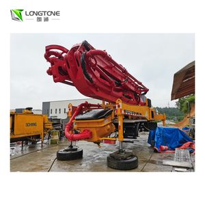 Camion pompe à béton diesel d'occasion, portée verticale et horizontale de 56 m, puissance de 300 kW, productivité de 190 m/h, pour la location - Product Image 5