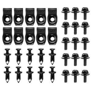 Kit de 35 vis autotaraudeuses à clipser pour carrosserie, pare-chocs, capot moteur et réparation de garnitures - Product Image 5