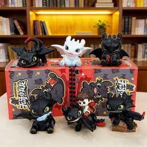 Caja Sorpresa Temática Dragón Genuina al por Mayor, Figura Adorable de Fúria Nocturna, Colección de Muñecos de Adorno de Escritorio de Moda - Product Image 5