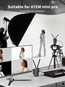 Lemorele R100 Plus 1080P Kit Émetteur-Récepteur <span class=keywords><strong>HDMI</strong></span> Sans Fil 200m pour Caméra, Téléphone, Ordinateur avec Batteries - Product Image 5