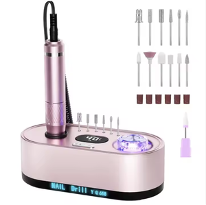 Lime à ongles électrique portable 4000 tr/min avec moteur sans balais, machine à polir pour ongles en acrylique et gel, usage professionnel en salon et à domicile - Product Image 2