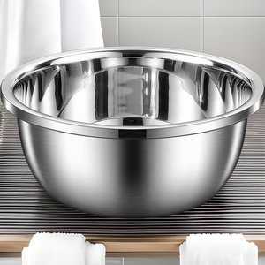 อ่างล้างจานสแตนเลสขนาด 18 ซม. ถึง 40 ซม. อเนกประสงค์สำหรับใช้ในครัวเรือนและเชิงพาณิชย์ - Product Image 1