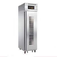 Armoire de fermentation réfrigérée pour boulangerie, 18 plateaux, en acier inoxydable, pour la pousse et la cuisson des pâtes