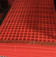 Panneaux de tamis linéaires en polyuréthane résistant à l'usure de la marque Huayan, pont d'impact modulaire pour l'extraction minière